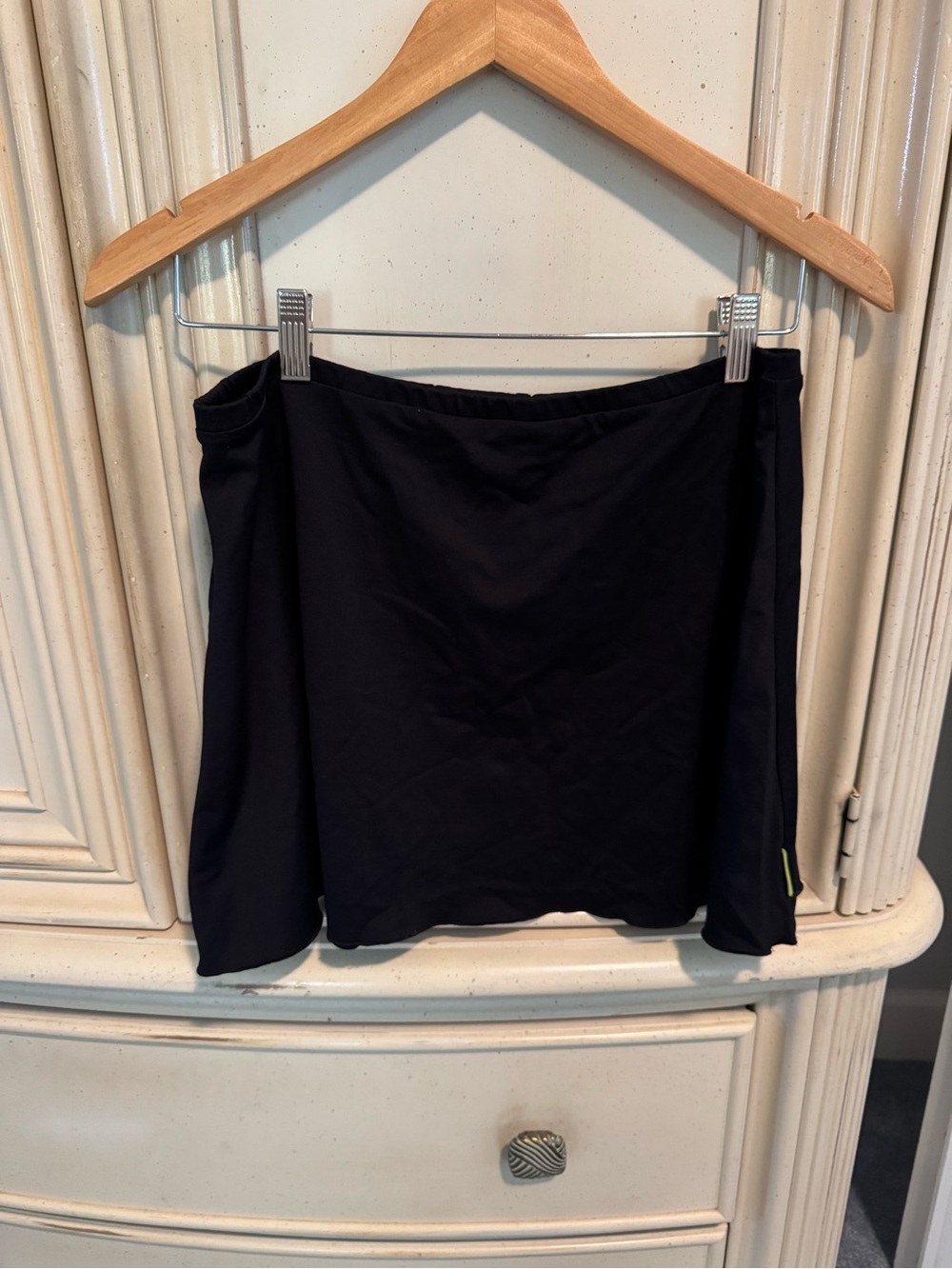 Classic Black Swim Coverup Skirt